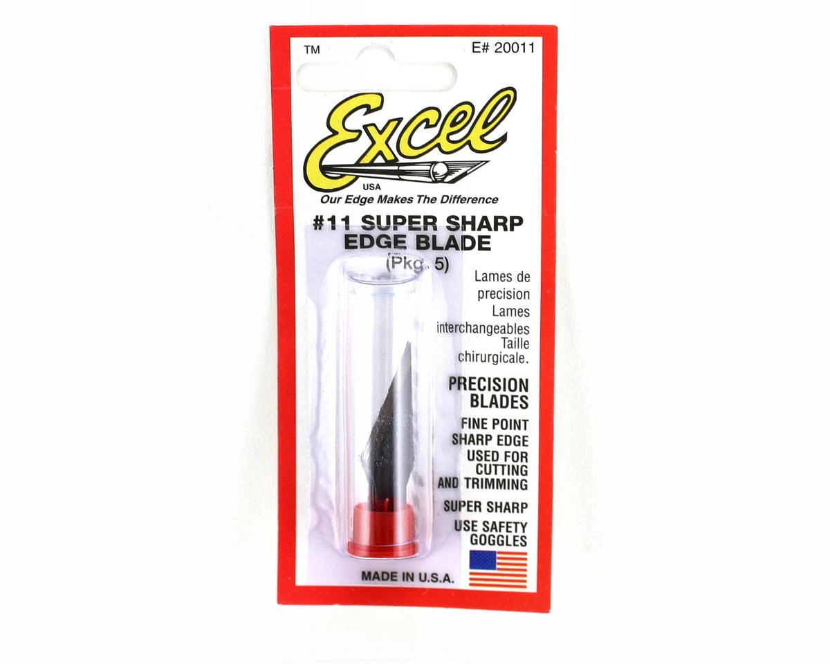 Precision Hobby Knife Blades 5-Pack for Crafts and Models